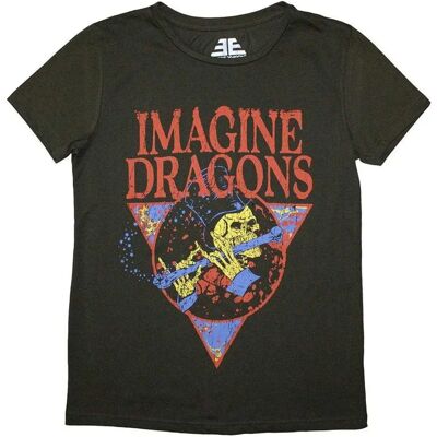 Imagine Dragons Green Skeleton Flute T-Shirt - T-Shirt Imagine Dragons Green Skeleton Flute T-Shirt - T-Shirt