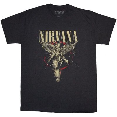 Nirvana Unisex XL Grey T-Shirt - In Utero - T-Shirt Nirvana Unisex XL Grey T-Shirt - In Utero - T-Shirt