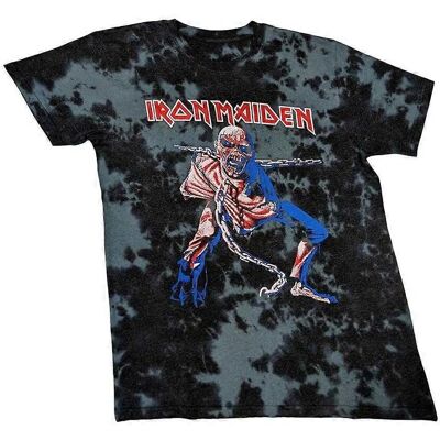 Iron Maiden Unisex Adult Piece Of Mind Eddie Washed Maglietta - Maglietta Iron Maiden Unisex Adult Piece Of Mind Eddie Washed Maglietta - Maglietta