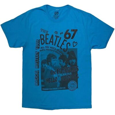 The Beatles 1967 Blue Unisex T-Shirt - T-Shirt The Beatles 1967 Blue Unisex T-Shirt - T-Shirt
