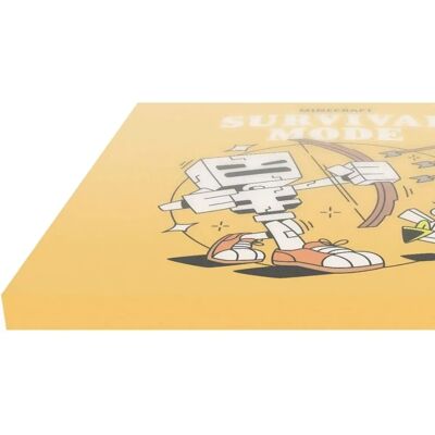Minecraft Survival Mode Yellow/White Canvas Print - Canvas Print Minecraft Survival Mode Yellow/White Canvas Print - Canvas Print
