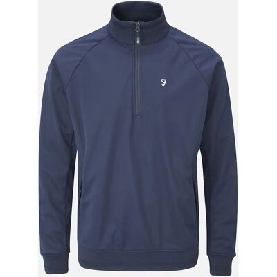 Farah Kala Regatta Blue Quarter Zip Jacket - Men’s Farah Kala Regatta Blue Quarter Zip Jacket - Men’s