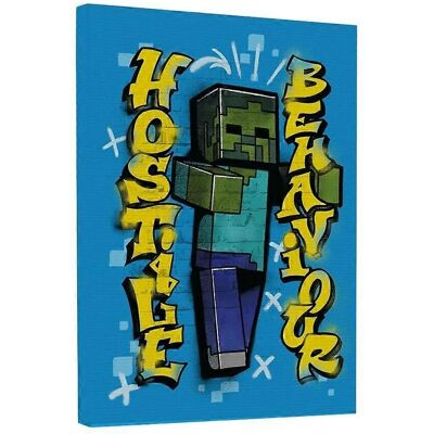Minecraft Hostile Behaviour Canvas Print - Canvas Print Minecraft Hostile Behaviour Canvas Print - Canvas Print