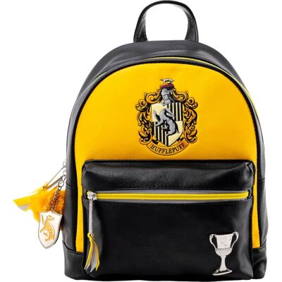 Sac à dos Harry Potter Hufflepuff - Blason Contrasté - 44cm Sac à dos Harry Potter Hufflepuff - Blason Contrasté - 44cm