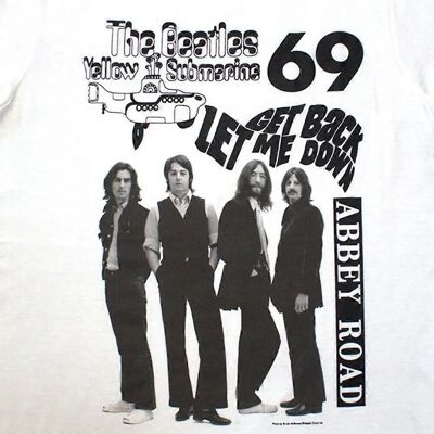 The Beatles Maglietta Unisex 1969 Bianco M - T-Shirt The Beatles Maglietta Unisex 1969 Bianco M - T-Shirt