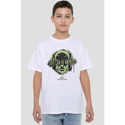 Maglietta Bambini Bianca Marvel - Kids Secret Invasion - 7-8 Anni Maglietta Bambini Bianca Marvel - Kids Secret Invasion - 7-8 Anni