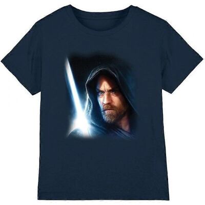 Star Wars Navy Obi Wan Kenobi Maglietta - Maglietta Star Wars Navy Obi Wan Kenobi Maglietta - Maglietta