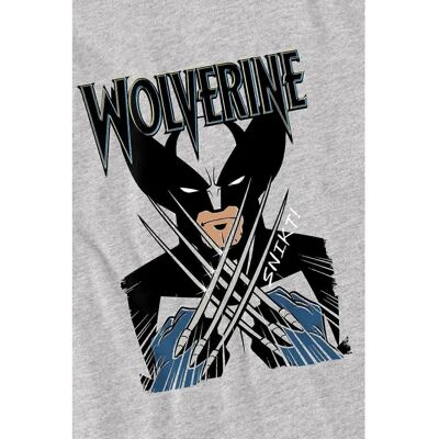 Maglietta Marvel Wolverine Azione - Maglietta Maglietta Marvel Wolverine Azione - Maglietta