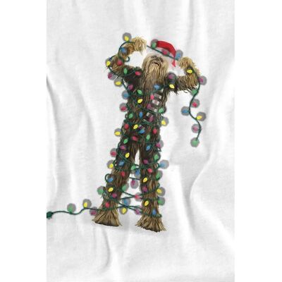 T-Shirt Star Wars Chewbacca Luci delle Fate - T-Shirt T-Shirt Star Wars Chewbacca Luci delle Fate - T-Shirt