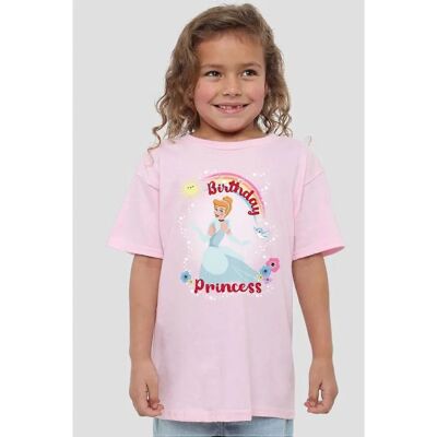 Cinderella Modèle Rose T-Shirt Enfant - Anniversaire Princesse Cinderella Modèle Rose T-Shirt Enfant - Anniversaire Princesse