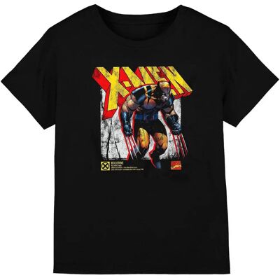 Maglietta Marvel Nera X-Men Wolverine - Bambini 3-4 Anni Maglietta Marvel Nera X-Men Wolverine - Bambini 3-4 Anni