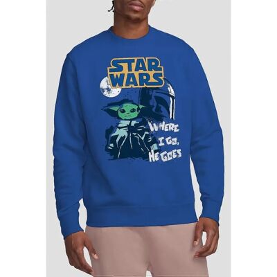 Sweatshirt Unisexe pour Adultes Swipe Grogu Star Wars - Sweatshirt Sweatshirt Unisexe pour Adultes Swipe Grogu Star Wars - Sweatshirt