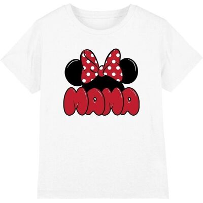 T-shirt blanc Disney Minnie Mouse pour enfants - Fête des Mères - 12-13 ans T-shirt blanc Disney Minnie Mouse pour enfants - Fête des Mères - 12-13 ans