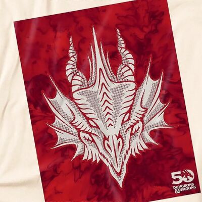 Dungeons & Dragons T-Shirt 50° Anniversario Naturale XXL - T-Shirt Dungeons & Dragons T-Shirt 50° Anniversario Naturale XXL - T-Shirt