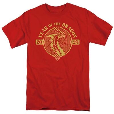 Dungeons & Dragons - Year Of The Dragon Beast - Rosso - XXL - T-Shirt Dungeons & Dragons - Year Of The Dragon Beast - Rosso - XXL - T-Shirt
