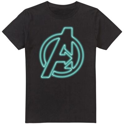 Marvel Avengers Neon Mens T-Shirt - T-Shirt Marvel Avengers Neon Mens T-Shirt - T-Shirt
