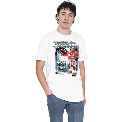 Transformers White Blaster Box 40th T-Shirt - T-Shirt Transformers White Blaster Box 40th T-Shirt - T-Shirt