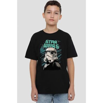 Star Wars Stormtrooper Zwart T-Shirt - T-Shirt Star Wars Stormtrooper Zwart T-Shirt - T-Shirt