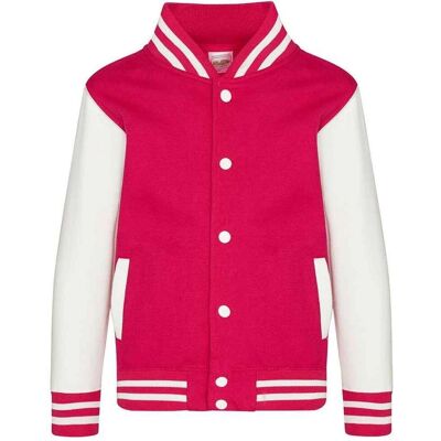 Awdis - Varsity - Pink - 128 - Jacket Awdis - Varsity - Pink - 128 - Jacket