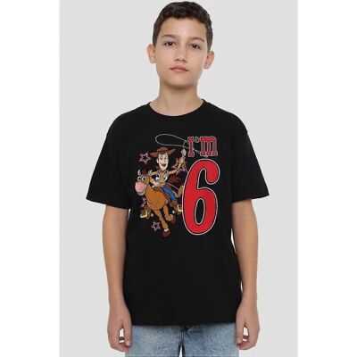 Toy Story Black Woody 6 Years T-Shirt - Kids Toy Story Black Woody 6 Years T-Shirt - Kids