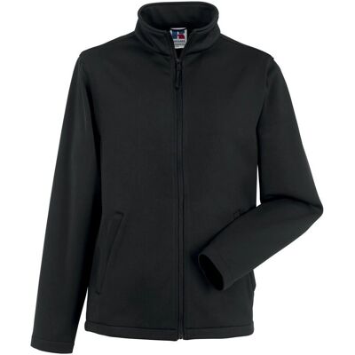 Russell Athletic - Heren slim soft shell jas - Schwarz Russell Athletic - Heren slim soft shell jas - Schwarz