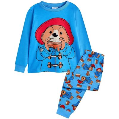 Paddington Bear Blue Long Pyjama Set for Kids - Children's Character Paddington Bear Blue Long Pyjama Set for Kids - Children's Character