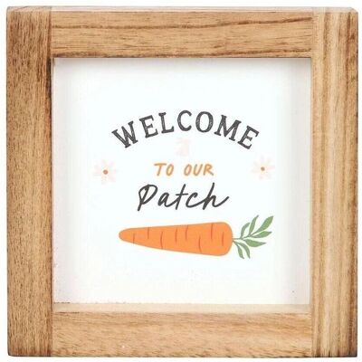 Something Different - Sd6759 - Incorniciato - Benvenuto Nel Nostro Patch - Placca Something Different - Sd6759 - Incorniciato - Benvenuto Nel Nostro Patch - Placca