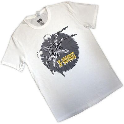 T-Shirt Grafico Star Wars X-Wing Bianco L - T-Shirt T-Shirt Grafico Star Wars X-Wing Bianco L - T-Shirt