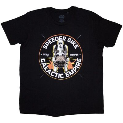 Star Wars - Speeder Bike Galactic Empire - Nero - Maglietta Star Wars - Speeder Bike Galactic Empire - Nero - Maglietta