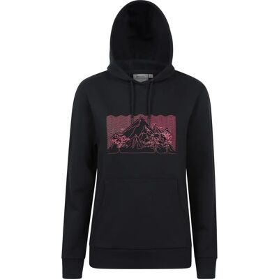 Mountain Warehouse Schwarzer Ombre Kapuzenpullover - Hoodie Mountain Warehouse Schwarzer Ombre Kapuzenpullover - Hoodie