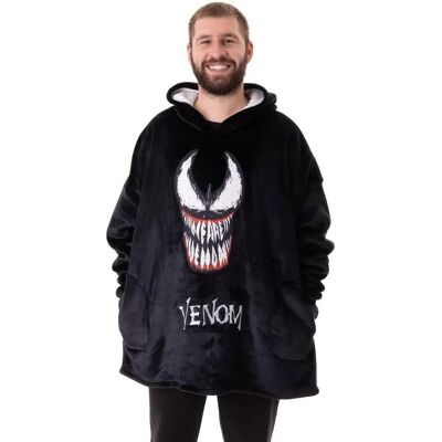 Veste à capuche avec logo Venom pour homme - Noir - Publicité Veste à capuche avec logo Venom pour homme - Noir - Publicité