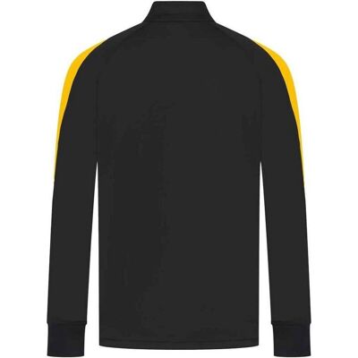 Finden & Hales Black/Gold Mens Tracksuit Top - Tracksuit Top Finden & Hales Black/Gold Mens Tracksuit Top - Tracksuit Top