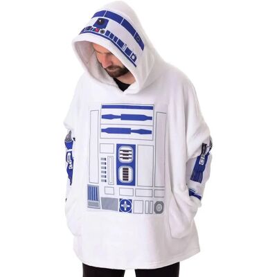 Star Wars R2-D2 Felpa con Cappuccio - Taglia Unica Star Wars R2-D2 Felpa con Cappuccio - Taglia Unica