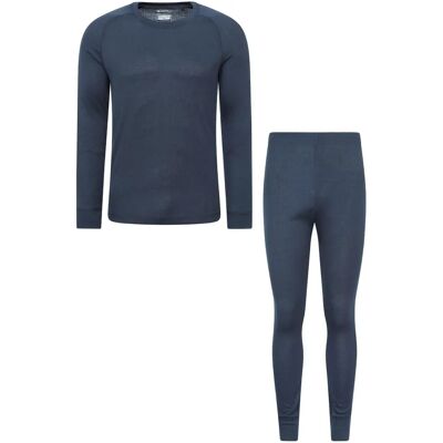 Mountain Warehouse Mannen Talus Thermisch Basislaag Set - Marine XL Mountain Warehouse Mannen Talus Thermisch Basislaag Set - Marine XL
