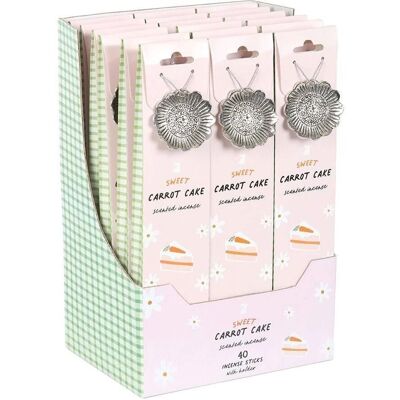 Something Different Carrot Cake Incense Sticks with Holder Set - Incense Sticks Something Different Carrot Cake Incense Sticks with Holder Set - Incense Sticks