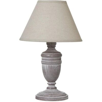 Hill Interiors - Metis Urn Linen - Linen - Urn - Table lamp Hill Interiors - Metis Urn Linen - Linen - Urn - Table lamp