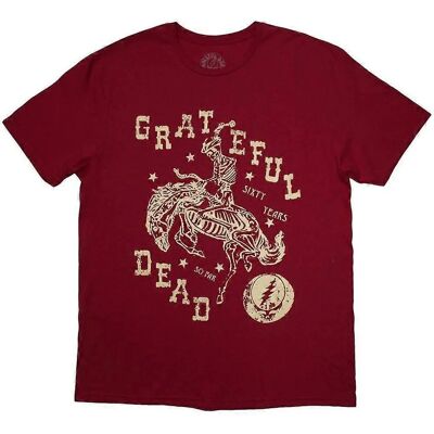 Grateful Dead Unisex S T-shirt con stampa sul retro Cavallo scheletro - T-Shirt Grateful Dead Unisex S T-shirt con stampa sul retro Cavallo scheletro - T-Shirt