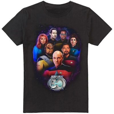Star Trek Uomo 30 Crew Maglietta Nera XXL - T-Shirt Star Trek Uomo 30 Crew Maglietta Nera XXL - T-Shirt
