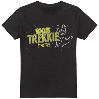 Star Trek Mens Trekkie T-Shirt Black XXL - T-Shirt Star Trek Mens Trekkie T-Shirt Black XXL - T-Shirt