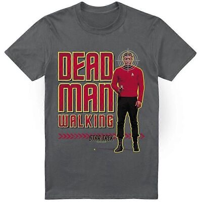 Star Trek T-Shirt Dead Man Walking Charcoal - T-Shirt Star Trek T-Shirt Dead Man Walking Charcoal - T-Shirt