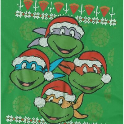 Teenage Mutant Ninja Turtles XXL Kelly Green Sweater T-Shirt Teenage Mutant Ninja Turtles XXL Kelly Green Sweater T-Shirt