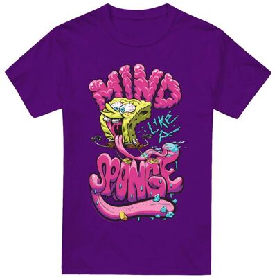 SpongeBob SquarePants Mens Mind Like A Sponge T-Shirt - T-Shirt SpongeBob SquarePants Mens Mind Like A Sponge T-Shirt - T-Shirt