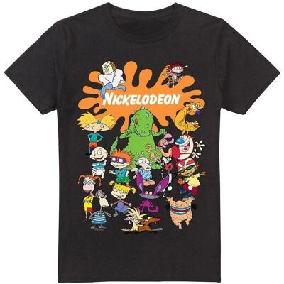 Nickelodeon Splat Group Black T-Shirt - Mens Nickelodeon Splat Group Black T-Shirt - Mens