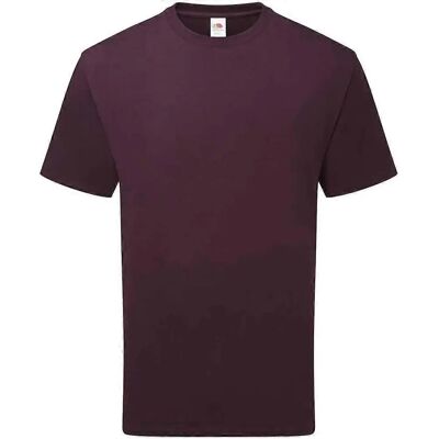 Fruit of the Loom Donkere Pruim XXL Katoenen T-Shirt Fruit of the Loom Donkere Pruim XXL Katoenen T-Shirt