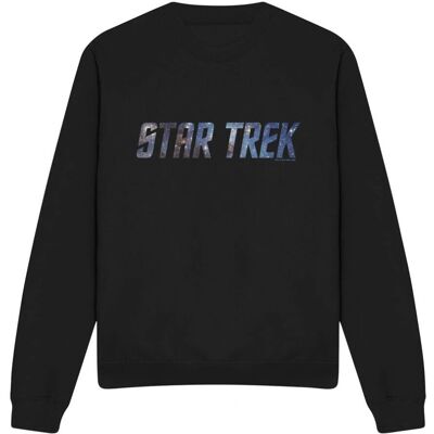 Felpa Unisex Logo Spazio Star Trek per Adulti - Felpa Felpa Unisex Logo Spazio Star Trek per Adulti - Felpa