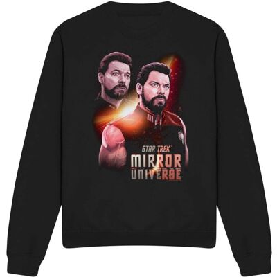 Felpa Riker Star Trek - Nero - Unisex Adulto Felpa Riker Star Trek - Nero - Unisex Adulto