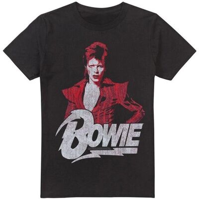T-Shirt Diamante Nero di David Bowie - Maglietta da uomo T-Shirt Diamante Nero di David Bowie - Maglietta da uomo