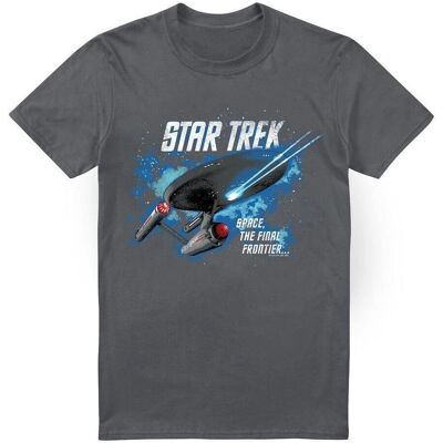 Star Trek The Final Frontier Charcoal XXL T-Shirt Star Trek The Final Frontier Charcoal XXL T-Shirt