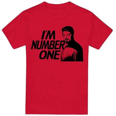 Star Trek Férfi I'm Number One póló Piros XXL Star Trek Férfi I'm Number One póló Piros XXL