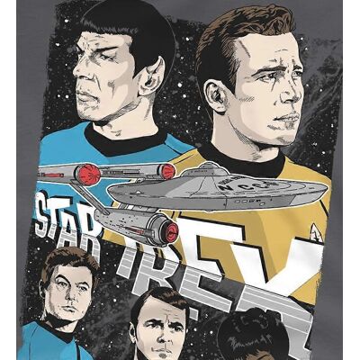 Star Trek XXL Maglietta Crew Carbone Star Trek XXL Maglietta Crew Carbone